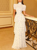 Retro Princess Multi-Layer Maxi Cake Dress