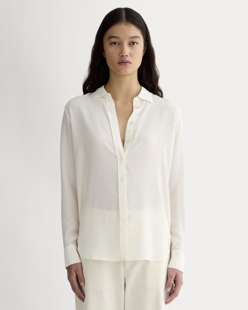 The Must-Have Shirt in Washable Silk | Off-White