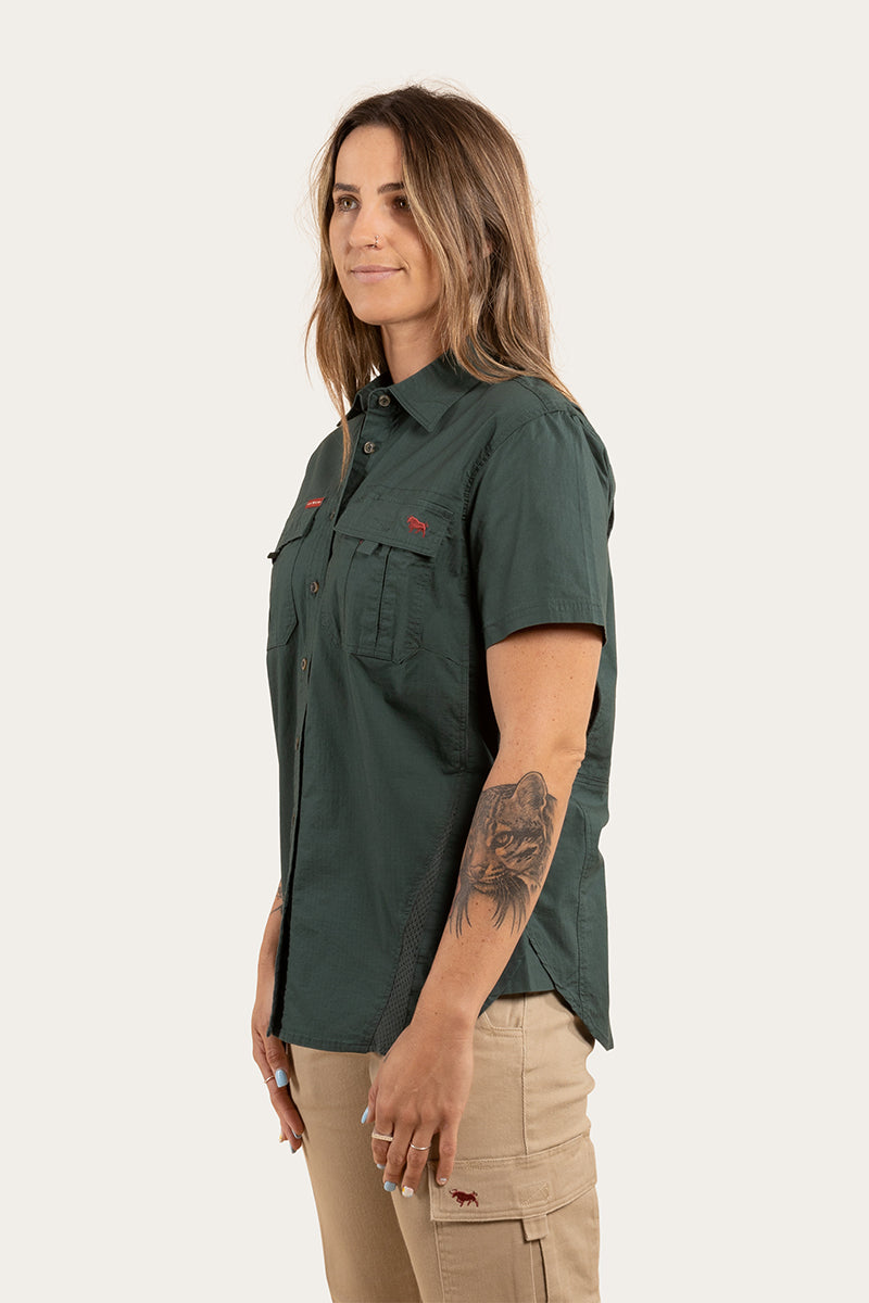 Ashburton Womens Short Sleeve Ripstop Workshirt