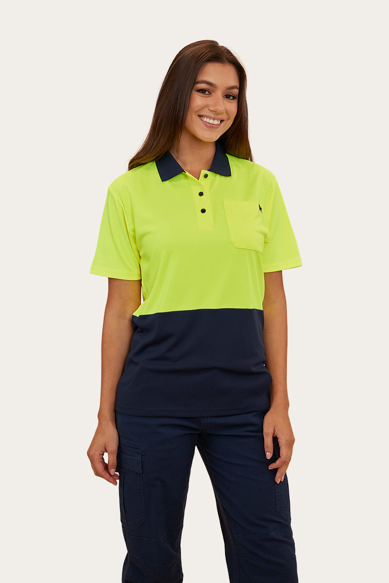 Tracks Womens Hi-Vis Polo