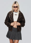Kieley Zip Through Knit Hoodie Navy