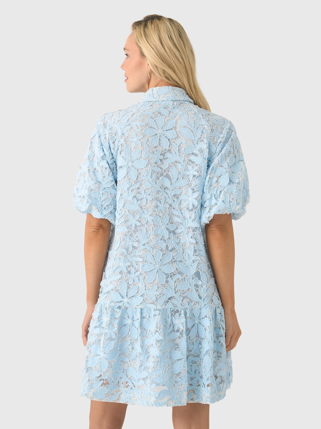 Simkhai Women's Crissy Cotton Lace Mini Dress