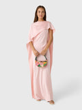 Simkhai Women's Izel Satin Cape Gown