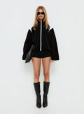 Shoreline Windbreaker Noir / White
