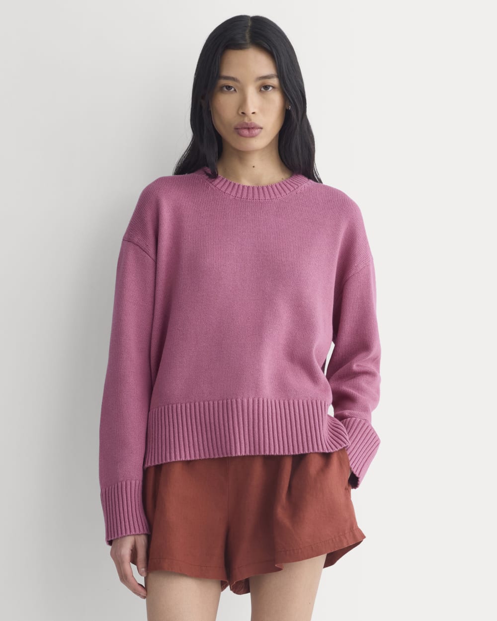 The Boxy Sweater in Everyday Cotton | Heather Rose