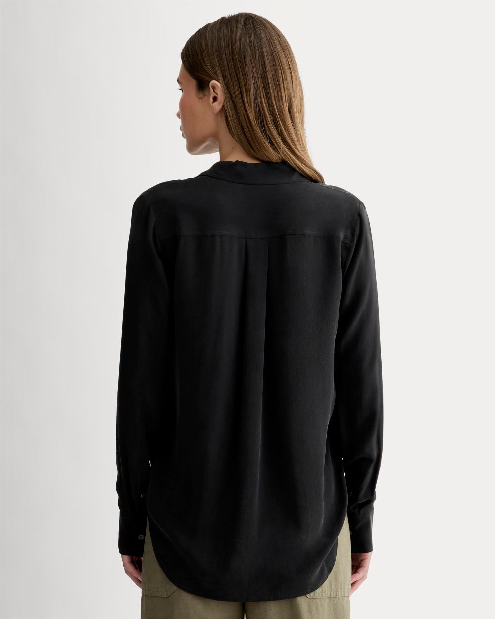 The Must-Have Shirt in Washable Silk | Black