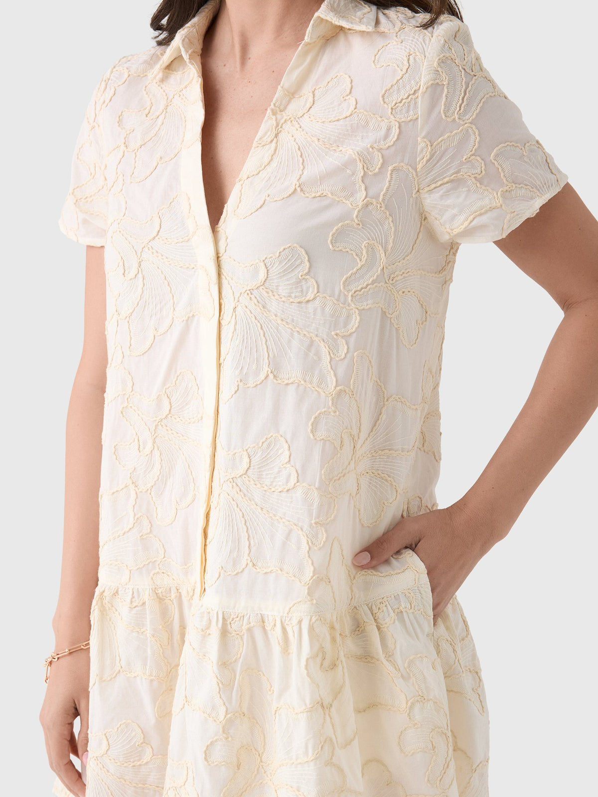 Brochu Walker Women's The Antibes Embroidered Dress