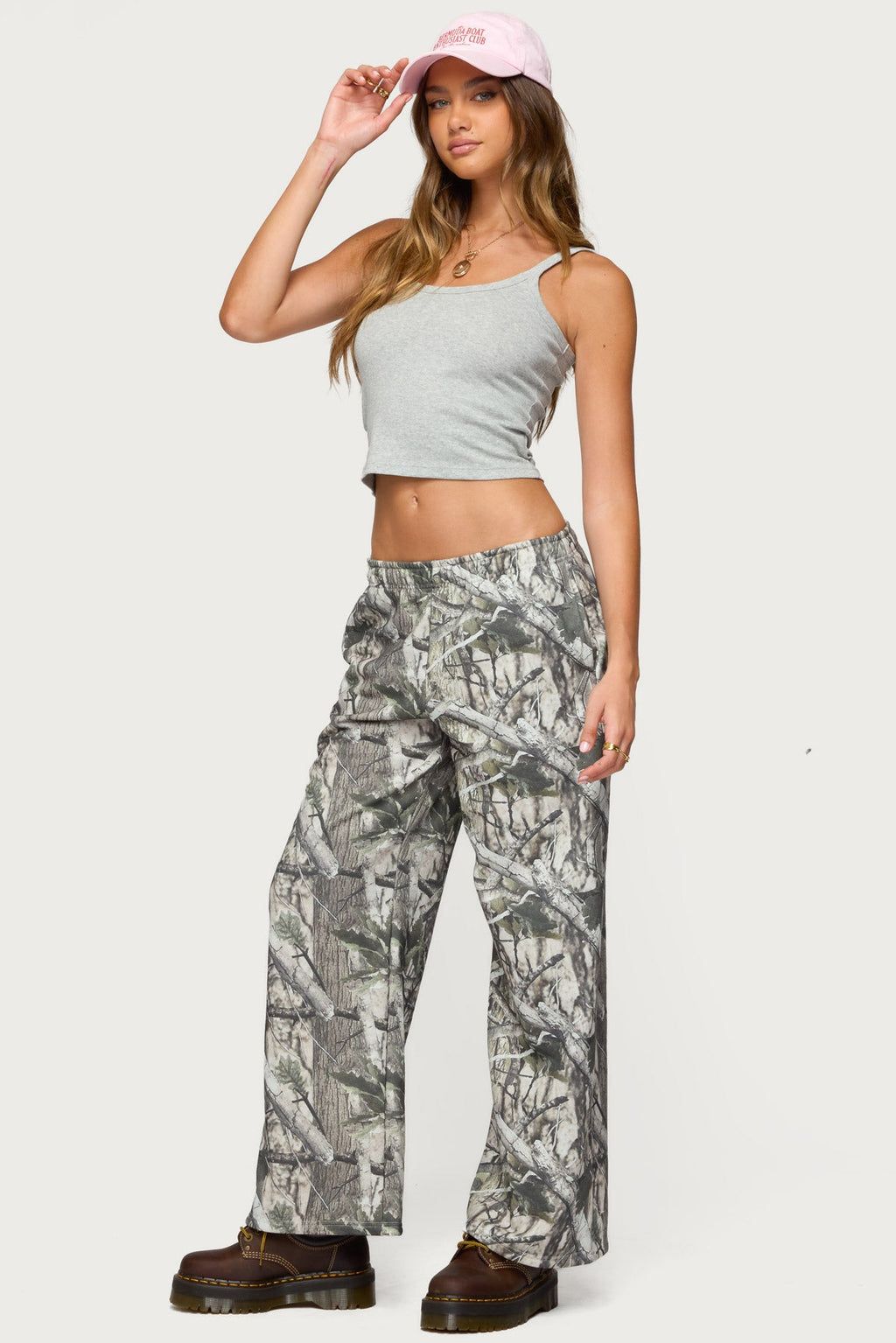 Camo Straight Leg Sweatpants