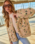 Belenda Print Fleece Jacket