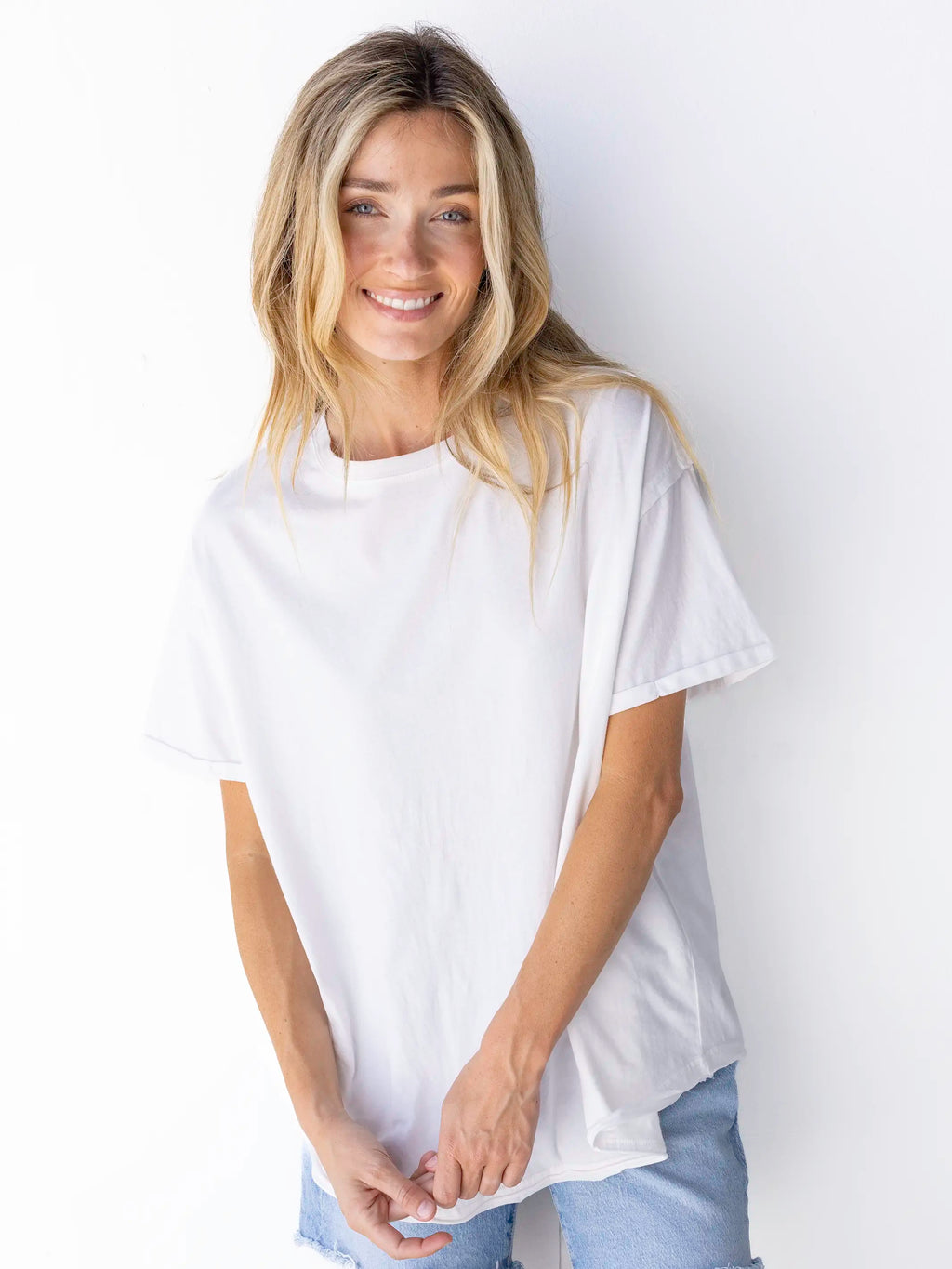 Take It In Cotton Tee - White