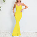 Slim Fit Fishtail Dress Bohemian Floral
