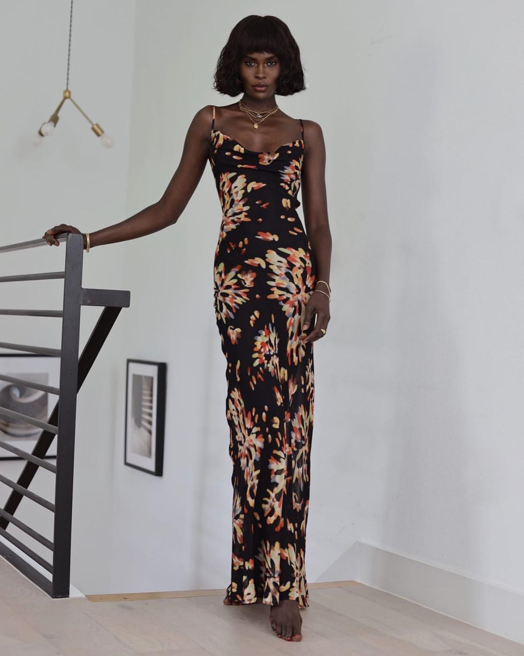 Arya long dress