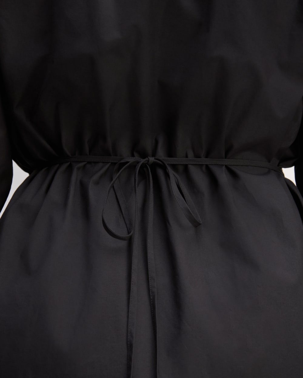 The Supima® Cotton Midi Shirt Dress | Black