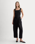 The Utility Coverall in Linen | Black