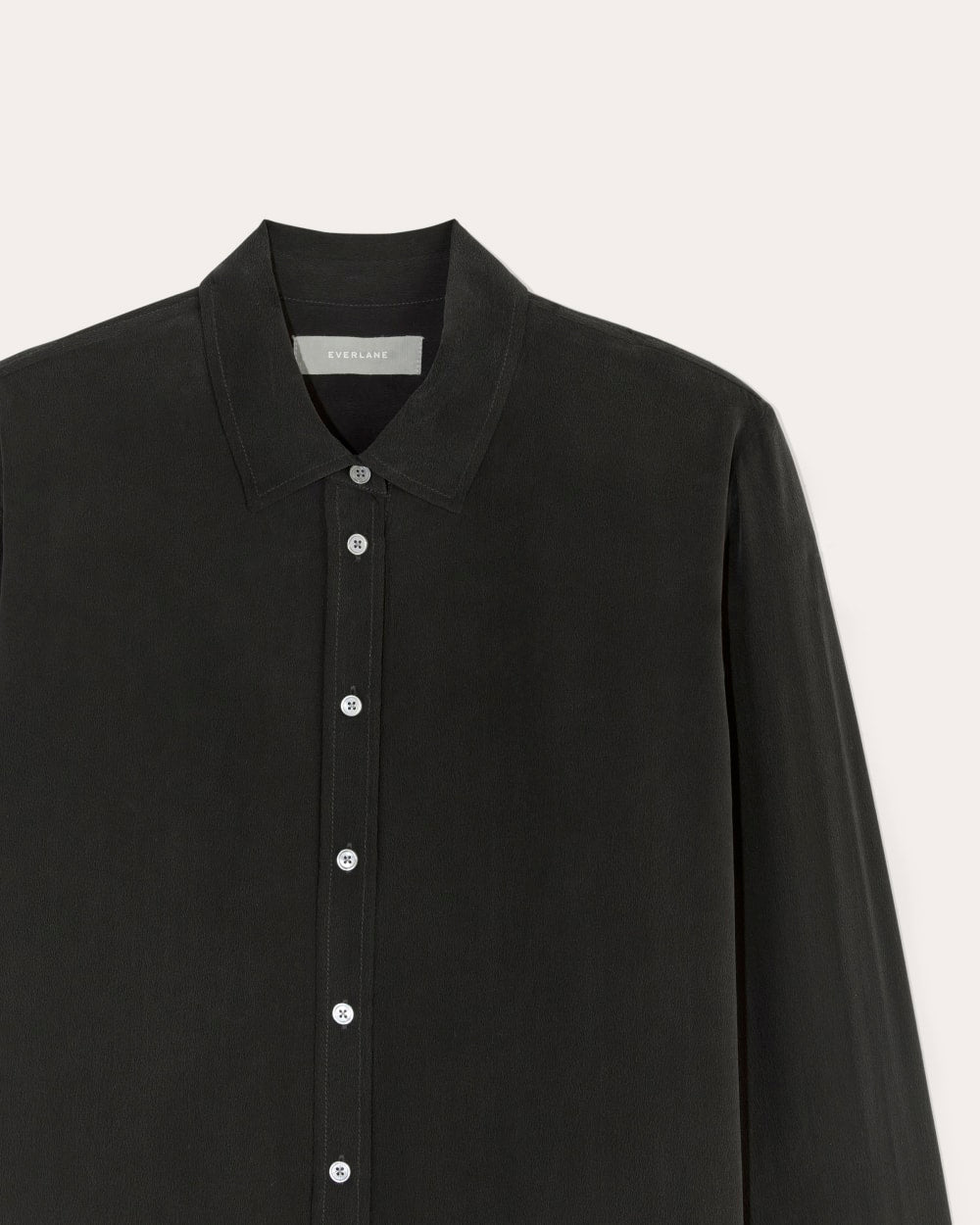 The Must-Have Shirt in Washable Silk | Black