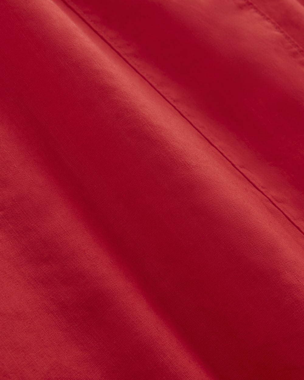 The Seamed Dress in Stretch Linen | Classic Red