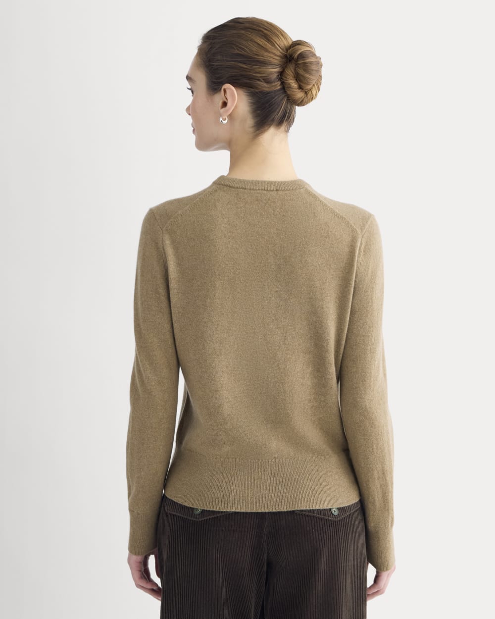 Cashmere Slim Crew Sweater | Toast
