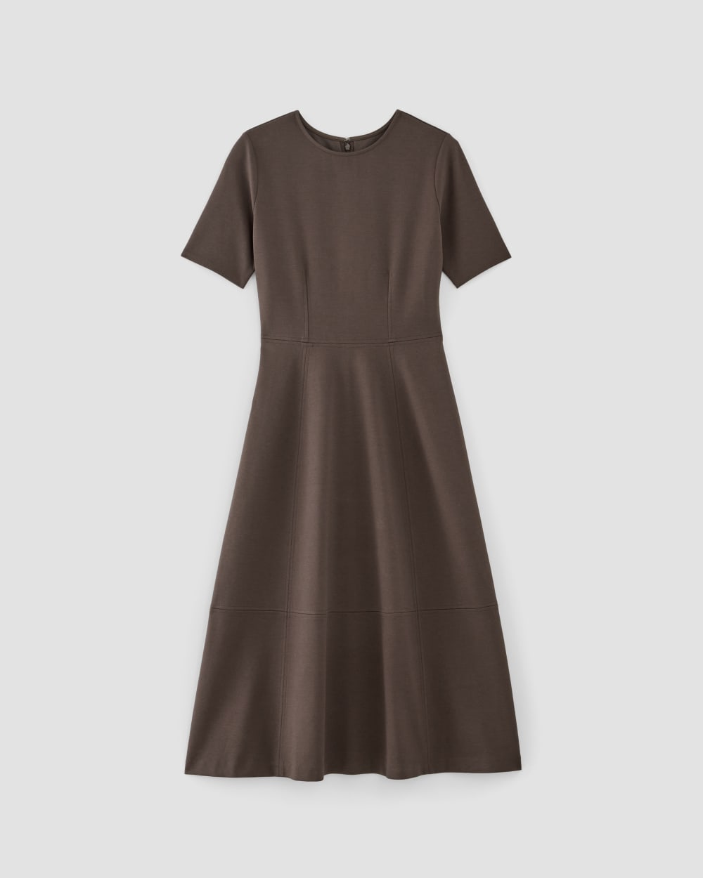 The Dream Short-Sleeve Dress | Earth Brown