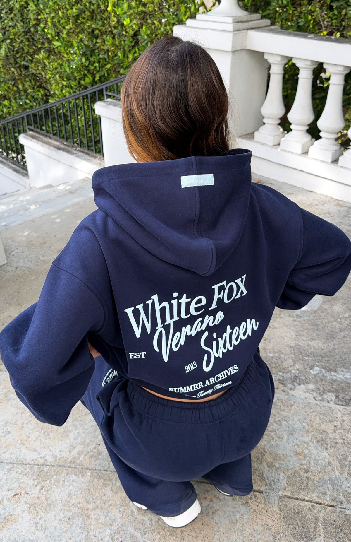 Verano Sixteen Lilia Oversized Hoodie Navy